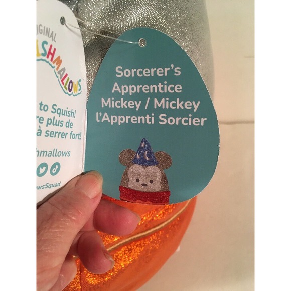 Squishmallows Mickey Mouse Sorcer's Apprentice Disney 100 Plush 14"  NWT Officia - Picture 7 of 8